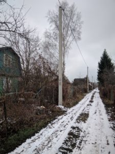 Установка столбов
